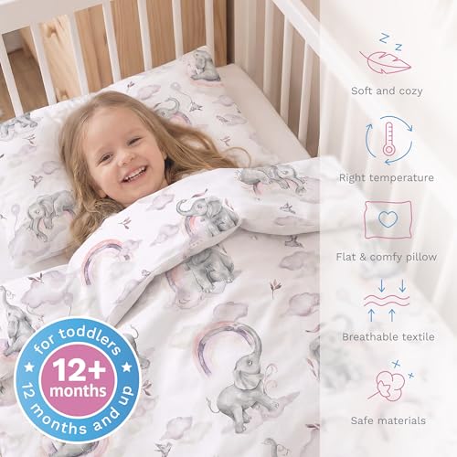Parure de lit enfant coton anti-irritation 135x100