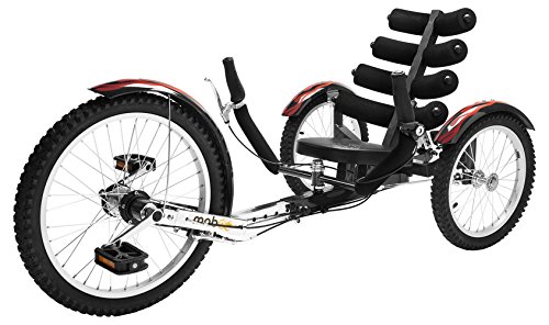 Mobo Cruiser Shift 3-Wheel Recumbent Bicycle Trike. Reversible Adult Tricycle Bike, Black, 20-Inch #TOP1