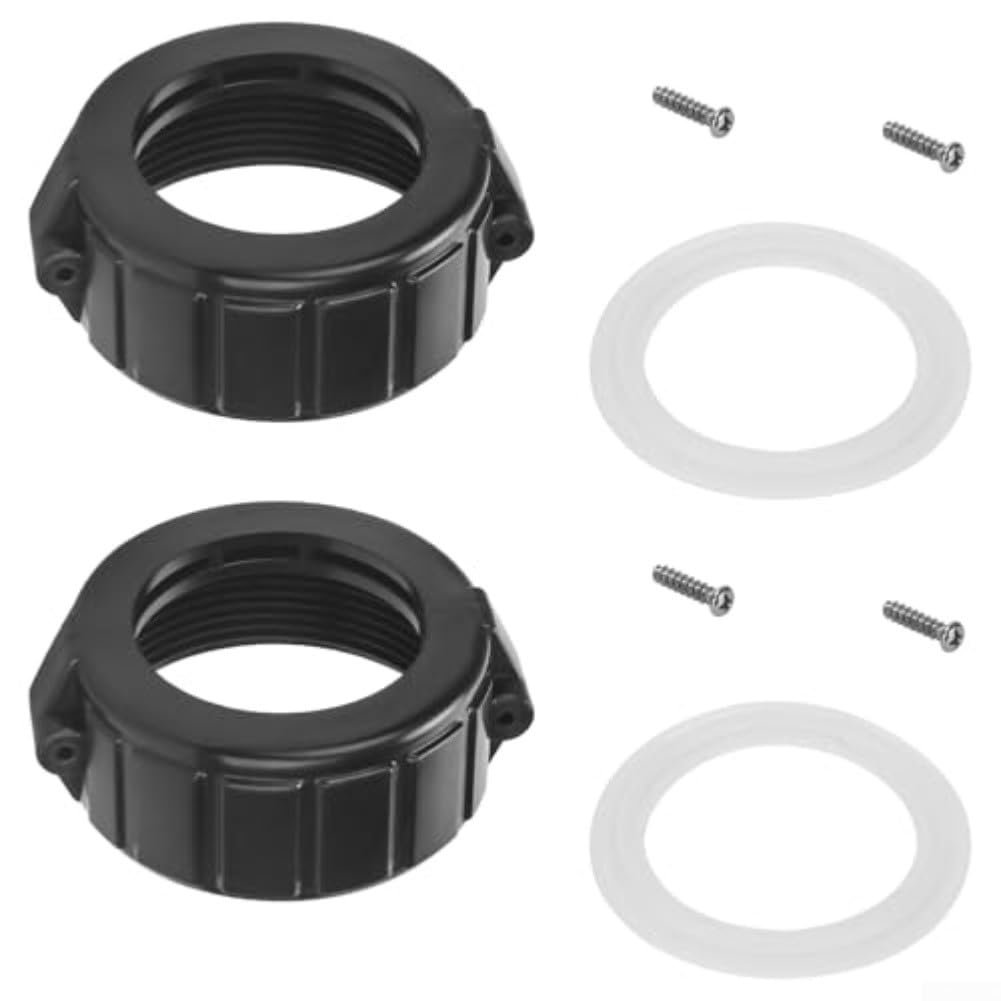 HavenlyCove 2 Inch Split Nut Union for Spa Heater Replacement Compatible with For Balboa For COLEMAN HydroQuip Pump Connections Leak Resistant Secure Seal (2sets)