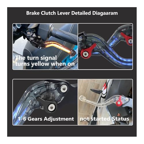 Levier de frein moto pour remplacer vos commandes rigides sur CBF600 - 6