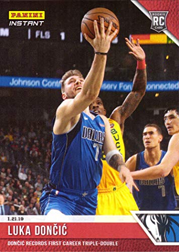 2018-19 Panini Instant Basketball #87 Luka Doncic Rookie Card - 1st Career Triple-Double - Only 1,480 made