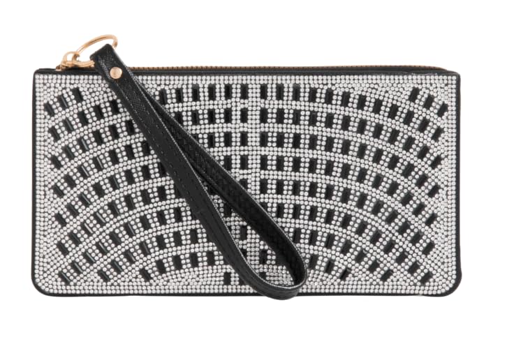 Sac de soirée anti-perte à poignet bracelet pierres précieuses femme Girly Handbags