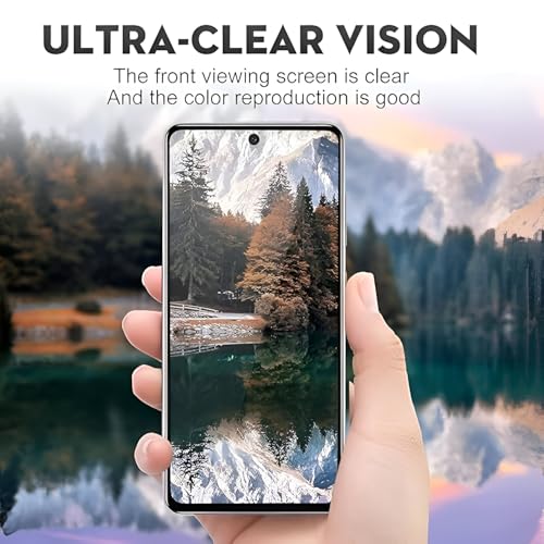 Image of Tempered Glass Screen Protector Compatible For Motorola Moto G35 (Black) With Edge To Edge Coverage And Easy Installation Kit (Pack of 1)