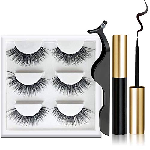 LKKRO Magnetic Eyeliner and False lashes Kit, Magnetic Eyeliner for Magnetic Lashes Set
