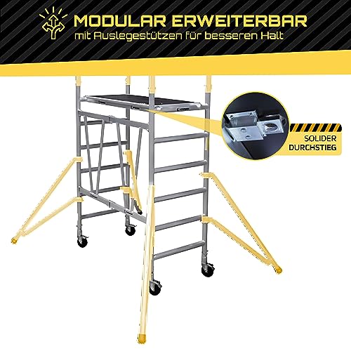 Rollgerüst Stuver Scout V 140 mit 3,80 Metern Arbeitshöhe