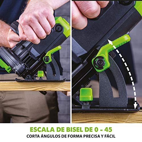 Miniatura 9 de Evolution Power Tools - F165ccsl Sierra Circular Multimaterial, 165 Mm 230v