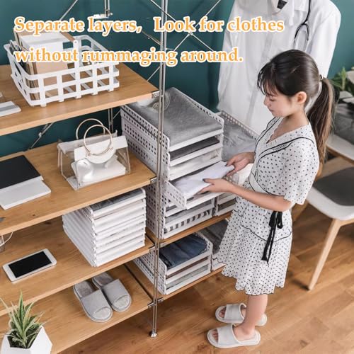 Canastas de almacenamiento para ropa, ahorro de espacio, para organizar y ordenar el hogar de manera eficiente