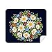White Chrysanthemum Leaves Fruit Flower Cleaning Cloth Screen Cleaner 2pcs Suede Fabric