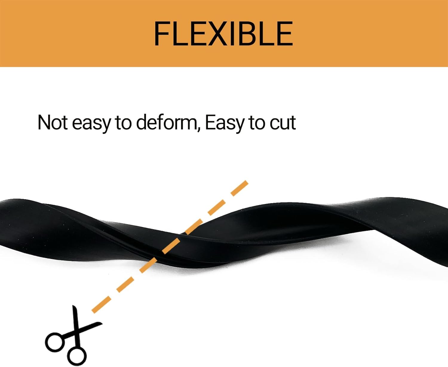 RV Window Seal, W: 1/4" x H: 1/2" Rubber Windshield Gasket, RV Window Weather Stripping for Boat, Vehicle, Home Application and More, 20Feet