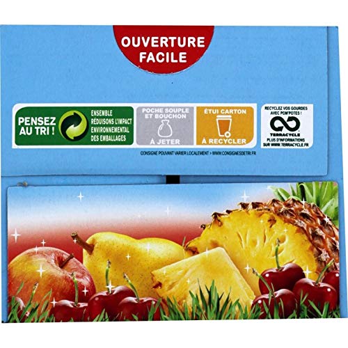 MATERNE - Pom'Potes Sans Sucres Ajoutes Multivarietes 1800G - Lot De 3 - Vendu Par Lot