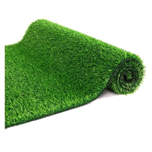 Tapis de Pelouse Artificiel pour Balcon Terrasse Jardin Vert Résistant aux UV Facile D'Entretien Tapis Extérieur Gazon Synthétique Vert(1.5x1m/4.92x3.28ft)