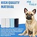 ICE N COLD Presents Premium Flushable and Biodegradable Dog Poop Bags | Includes 4 Refills (2 Whites/Black/Blue)