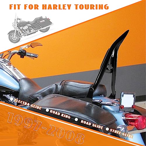 Sissy bar de 63.5 cm pour Harley Davidson Street Glide dossier passager en acier robuste - 2