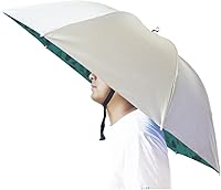 Vista 8 de Sombrero Paraguas, Sombrero Paraguas de Pesca de 37 pulgadas Manos Libres Plegable Protección UV Gorra Paraguas Ajustable Accesorio para la Cabeza