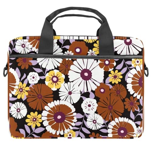 Sac d'ordinateur portable 13-14.5 pouces imperméable et matelassé avec bandoulière