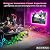 Daymeet LED Lights RGB Backlight, 16.4ft Strip for 65-85 inch TV Behind, Music Sync USB Bluetooth APP Remote Control Color Changing Light for Gaming Room