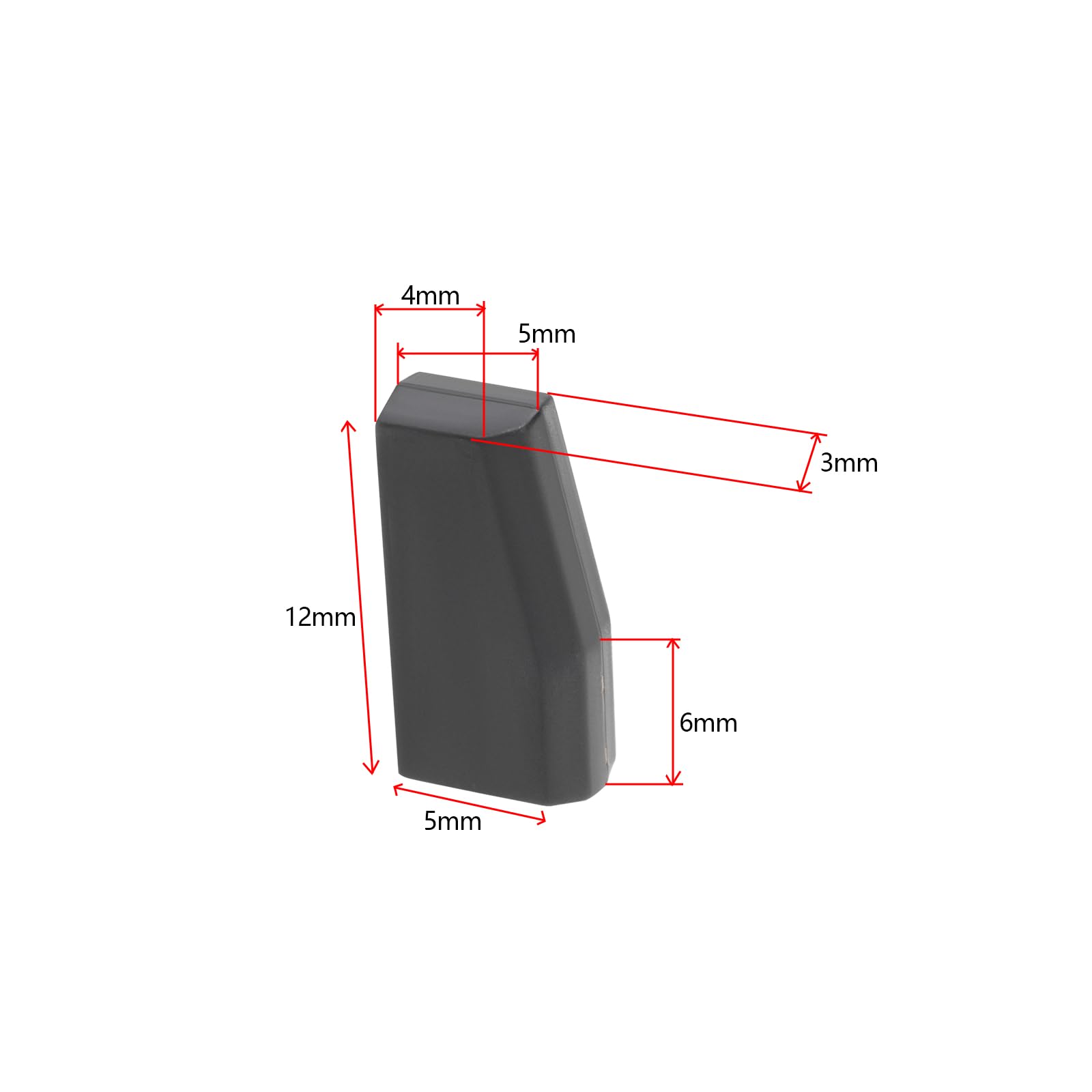 2 Chip Transponder ID63 40bit Per Chiave Auto | Compatibile Ford E Mazda (Ricambio Ceramico) - 2
