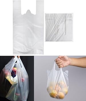 White Bag 150 Pieces 1. Quality Large Size Original Rustle Athlete Bag Market Grocery Bag Garbage Bag