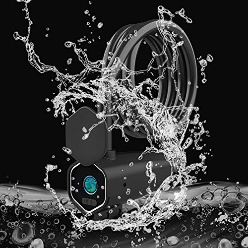 Bloqueio de cabo de impressão digital, desbloqueio de aplicativo, carregamento USB, bloqueio de cord