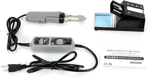 Miniatura 4 de LOYALHEARTDY Kit de estación de soldador, WEP 938D 110V desoldar pinzas calientes mini estación de soldador para BGA SMD