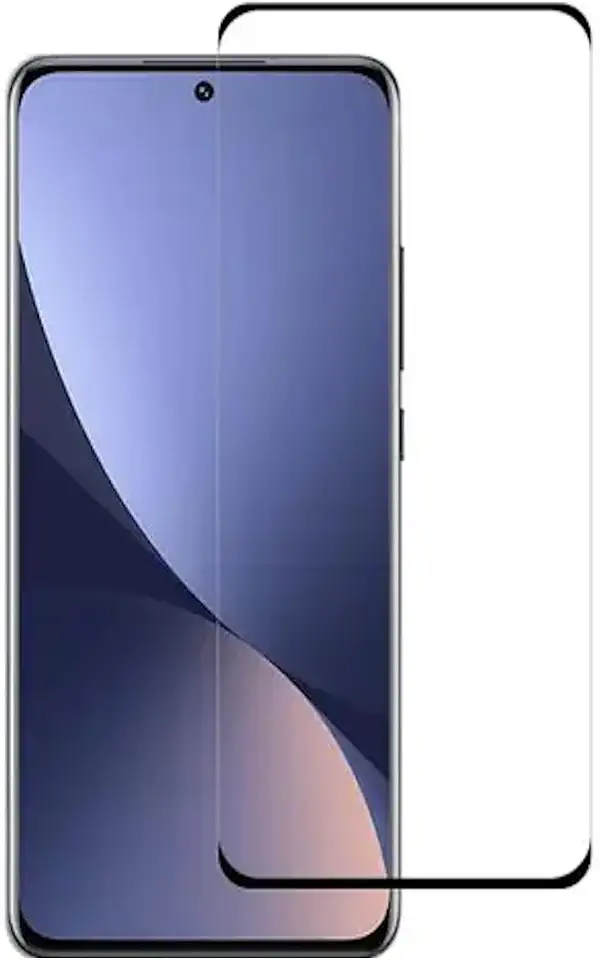 Película De Vidro Curva Temperada 3D 9D Para Xiaomi 12 e 12X Tela 6.28