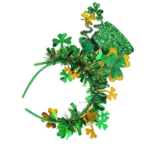 Sghtil Shamrock Stirnband, Shamrock Boppers Stirnband, grüne Stirnbänder mit, St. Patrick\'s Day, Karnevals-Stirnbänder für den irischen Tag mit für langes dickes Haar bzw Sghtil Shamrock Stirnband, Shamrock Boppers Stirnband, grüne Stirnbänder mit, St. Patrick\'s Day, Karnevals-Stirnbänder für den irischen Tag mit für langes dickes Haar bzw