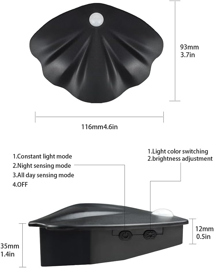 Motion Sensor Night Light Rechargeable Battery Light Indoor, 3 Light Modes, Long Last Battery, Magnetic Wall Light for Stairs Bedroom Kitchen
