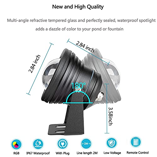 Richsing Low Voltage Spot Lights Outdoor Ip67 Waterproof Landscape Lights,10W 12V Led Halloween Decor Spotlight For Yard thumb #4