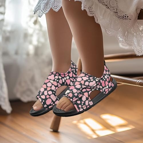Kids Hook and Loop Sandals for Toddler Girls - Non-slip, Comfort, Stable, for School, Water Park and Beach4