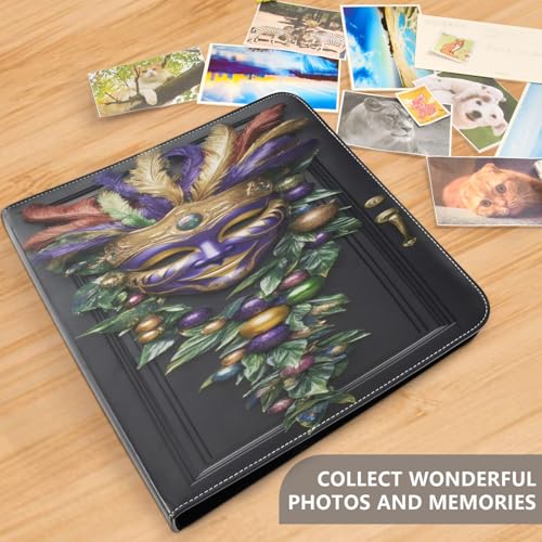 Álbum de fotos adhesivo DIY con anillas, tamaño 8x10, 40 páginas miniatura 5