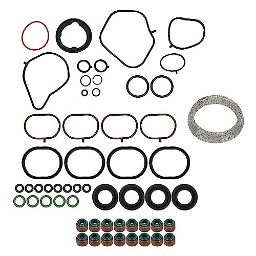 Image of Cylinder Head Gasket Set with Head Bolts Compatible with Honda Civic 2006-2015 DX LX EX GX HF EX-L 1.8L L4 SOHC HBK246 HGS246