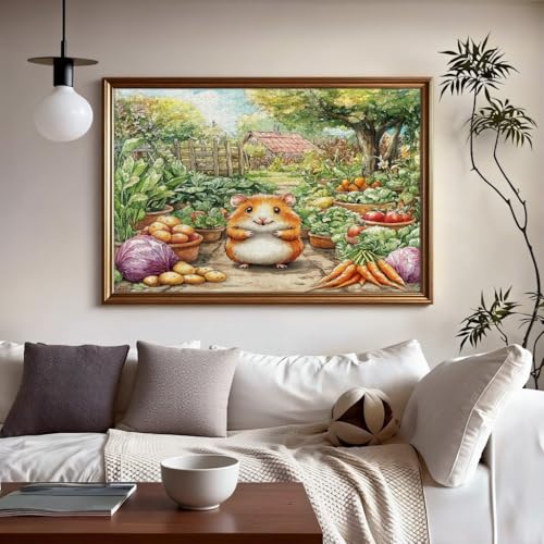 Rompecabezas de hámster de primavera: entretenimiento creativo y decoración hogareña 5