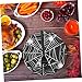 ABOOFAN Disposable Halloween Dinnerware Set Paper Plates Napkins Forks for Festive Party Supplies for Spooky Gatherings Easy Cleanup Set