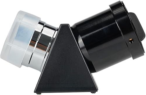 SVBONY Espejo diagonal SV221 de 1.25 pulgadas, diagonal de prisma de imagen correcta de 45 grados que proporciona vistas nítidas que son del lado