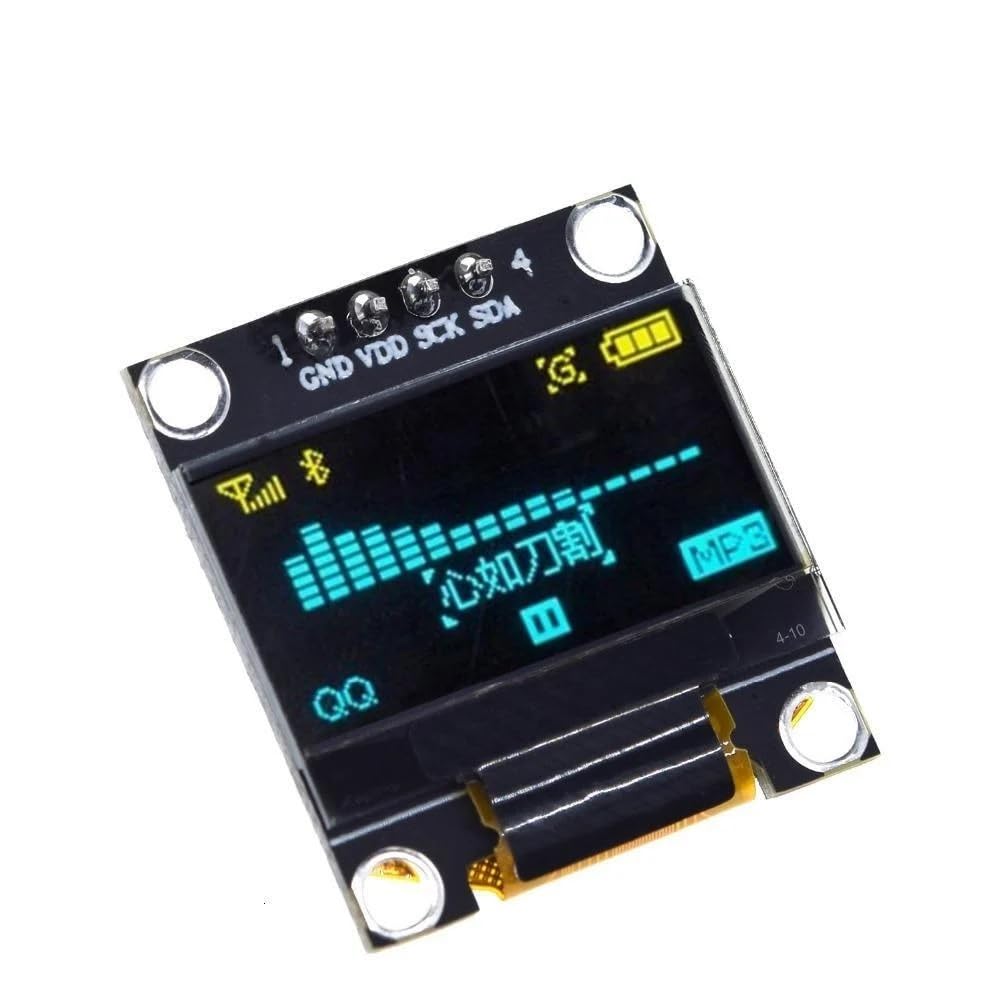 Techtonics 0.96 INCH 4-Pin Yellow-Blue 128X64 OLED IIC I2C LED Display (B07576PW2M) Amazon Price History, Amazon Price Tracker