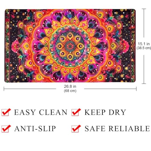 Tapis de bain antidérapant à séchage rapide perforé avec ventouses - 5