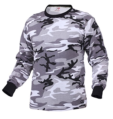 Rothco Long Sleeve T-Shirt, City Camo, 3X-Large