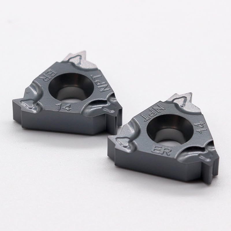 Tool Part for 16ER 27NPT 18NPT 14NPT 11.5NPT 8NPT 60 Angle Thread Turning Tools Tungsten Insert Threading Lathe - (Angle: 20PCS / Shank Diameter: 16ERM 27NPT)