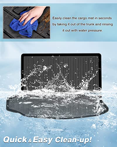 Mixsuper Cargo Liner Per 2020 XT4 Tpo All Weather Posteriore Durevole Inodore 3D Tronco Tappetino Su Misura Cadillac XT4 2019 2021 - 7
