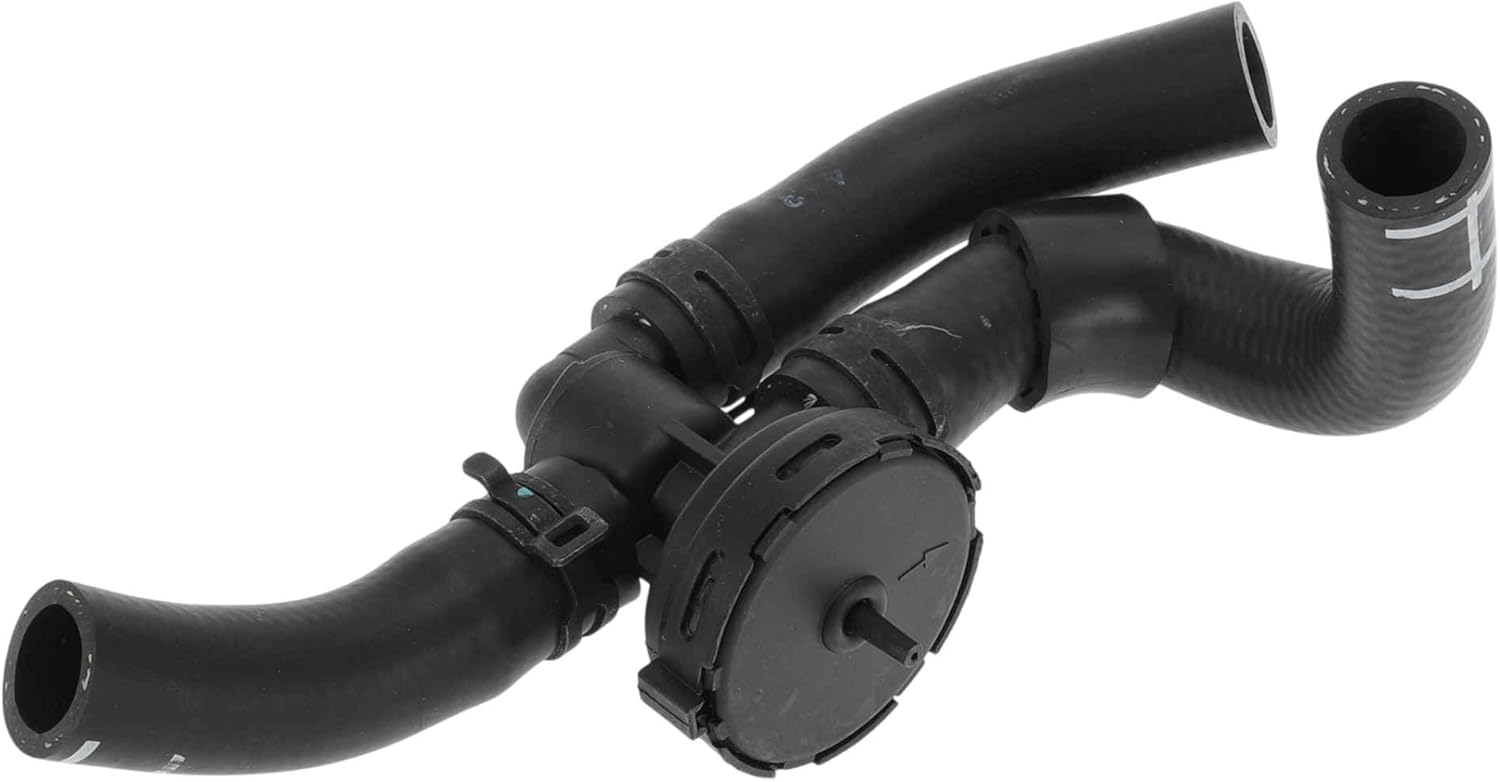 Radiator Hose Heater Hose Radiator Outlet Hose Pipe No.7P0122073B for Porsche Cayenne 3.0L 2011-2014 Plastic Coolant Pipe Black 1 Pc