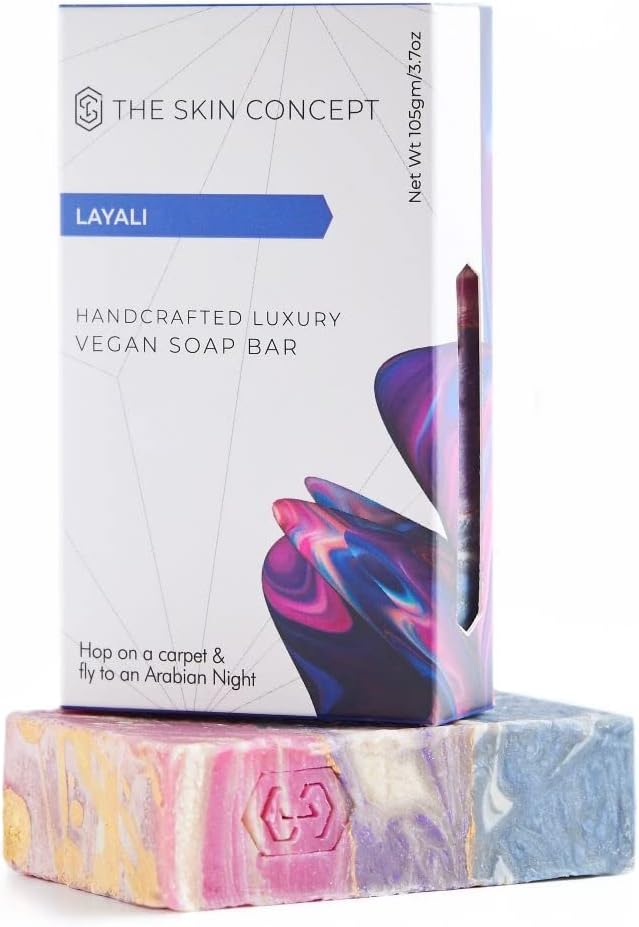 Handmade Premium Artisanal Soap Bar with Soothing Earthy Fragrance - Layali