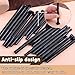 20 PCS Leather Stamping Tools, Different Shape Saddle Making Stamp Punch Set, Carving Leather Craft Stamp Tools for Craft DIY Working