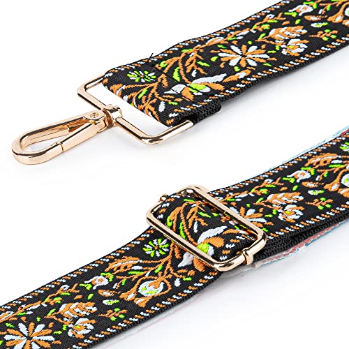 Image of Viva Terry Adjustable Crossbody Guitar Strap Replacement for Women's Handbags and Purses (Light Khaki Bag Shoulder Strap)