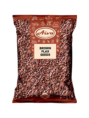 AIVA Flax Seeds 5 lb – Whole Raw Flaxseed for Baking, Smoothies, and Snacks, Bulk Packaging