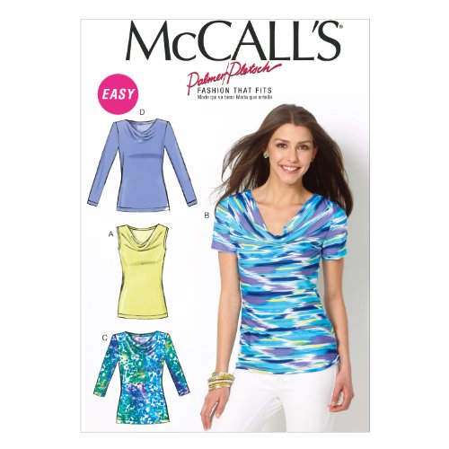 McCall Pattern Company M6963 Misses' Tops, Size B5 "8-10-12-14-16"