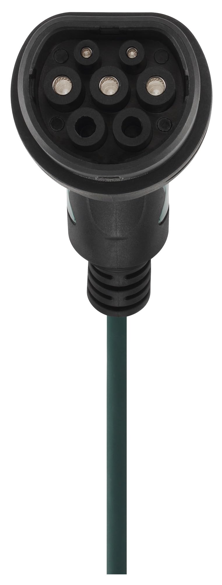 Masterplug Cable de Carga VE para Vehículos Eléctricos e Híbridos, 5 Metros, Modo 2, Enchufe Schuko de 3 Pines EU a Cargador de Coche Tipo 2, 2,3kW, 10A, EVCM221005G/EU