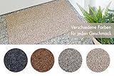 andiamo Fußmatte Samson Türmatte Sauberlaufmatte für Innen- und überdachter Außenbereich waschbar mit rutschfester Unterseite 40 x 60 cm beige