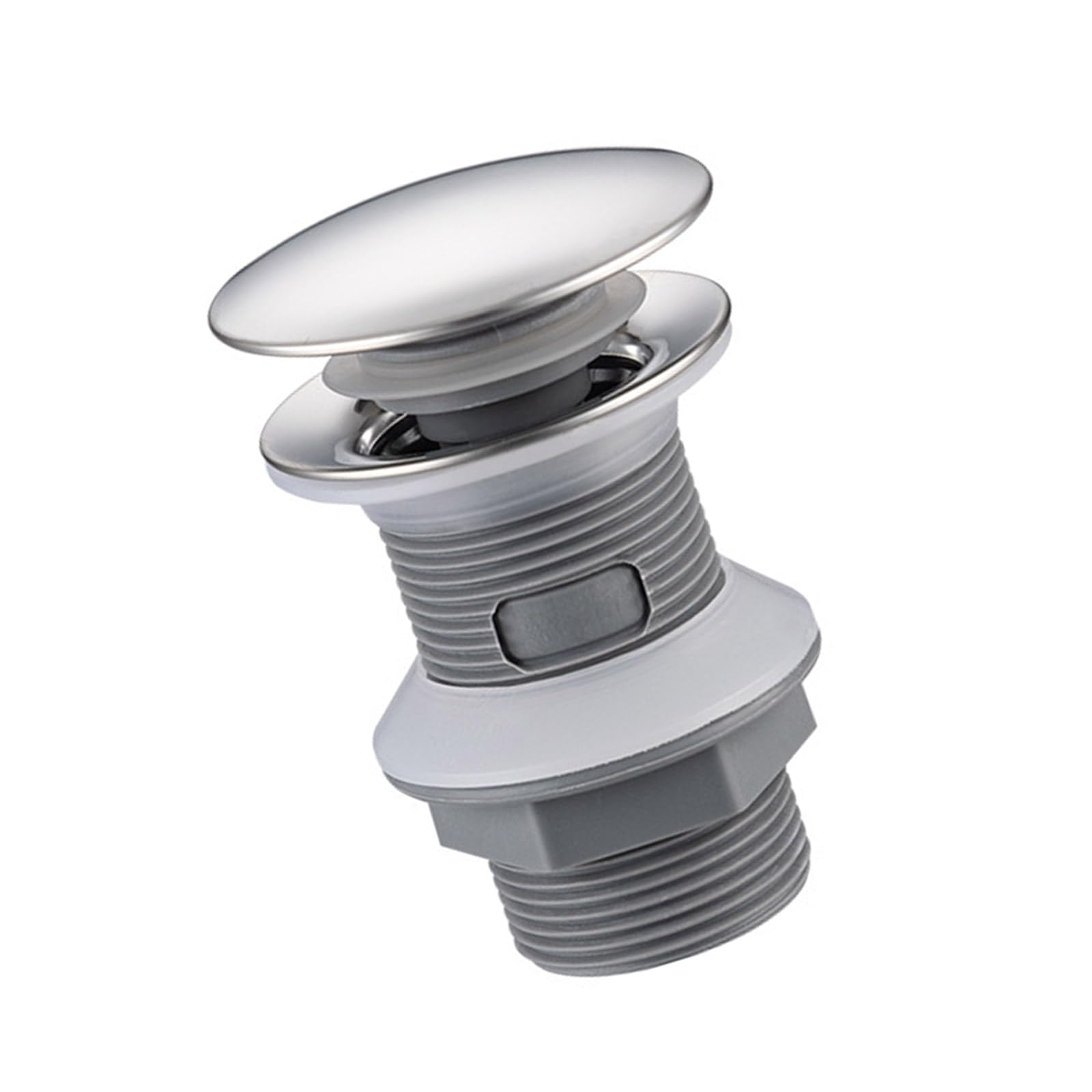 Basin Sink Bounce Type Drain Waste Stopper Kitchen Bath Waste Push Button Sink Plug Kitchen Bath