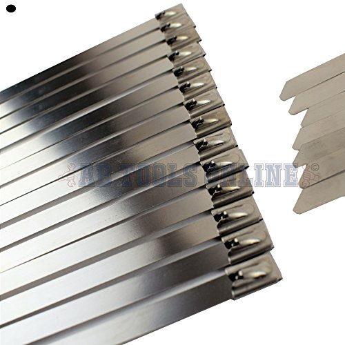 25pc metallica in acciaio inox FASCETTE Fascette