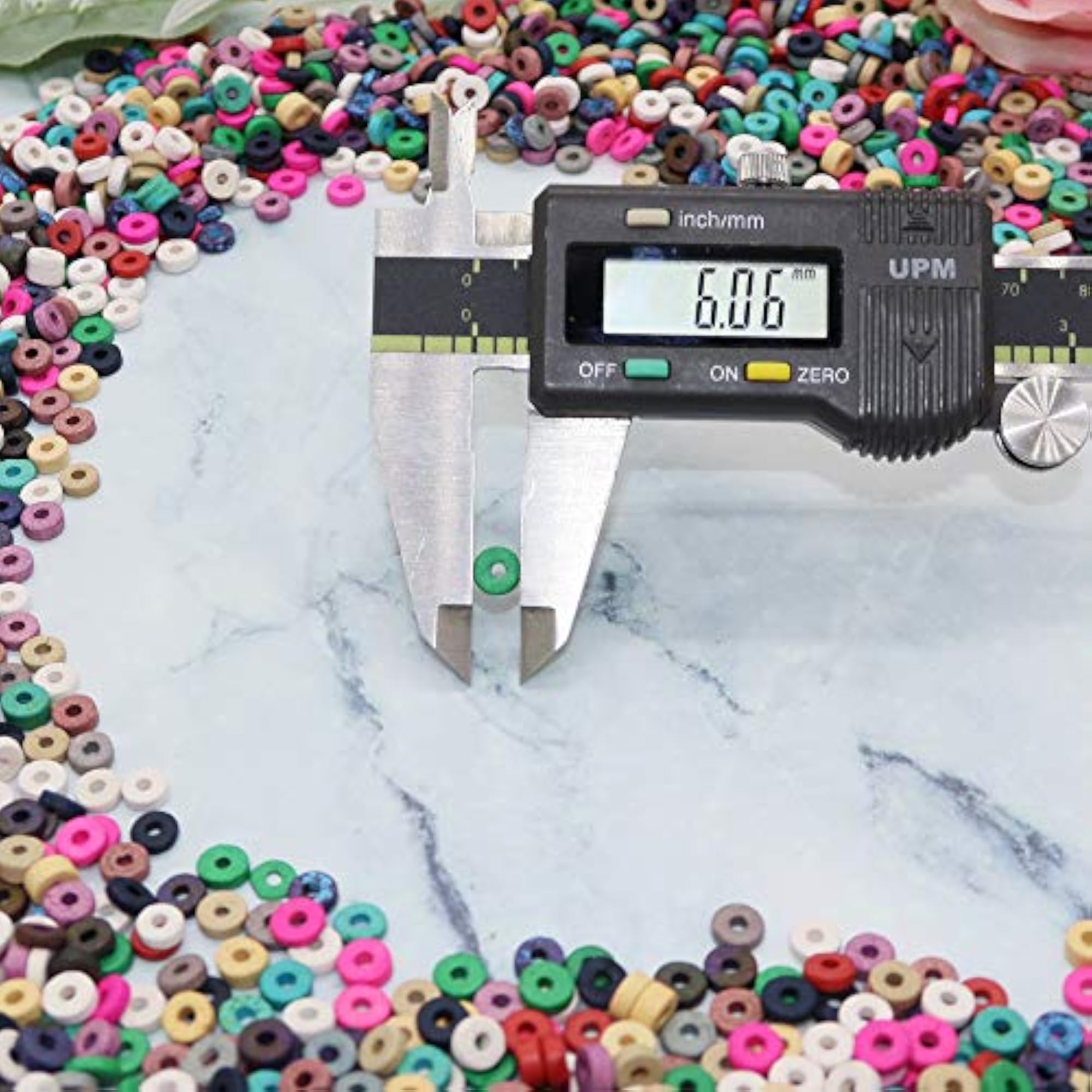 2500 Heishi Clay Beads for Jewellery Making